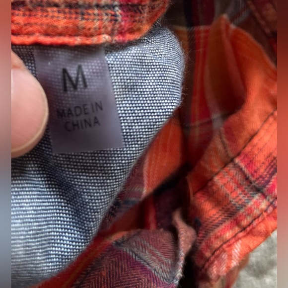 Departwest Mens Plaid Button Down Shirt - Picture 10 of 10